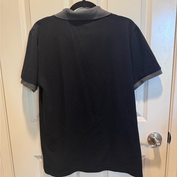 Old Navy Black Polo with Gray Collar - Picture 3 of 4